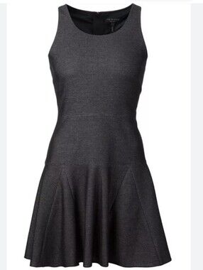Rag & Bone Enigma fit-and-flare dress Black And White Tweed Size 8